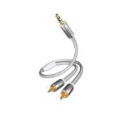 Premium MP3, 3.5 mm <> 2RCA, 3 m